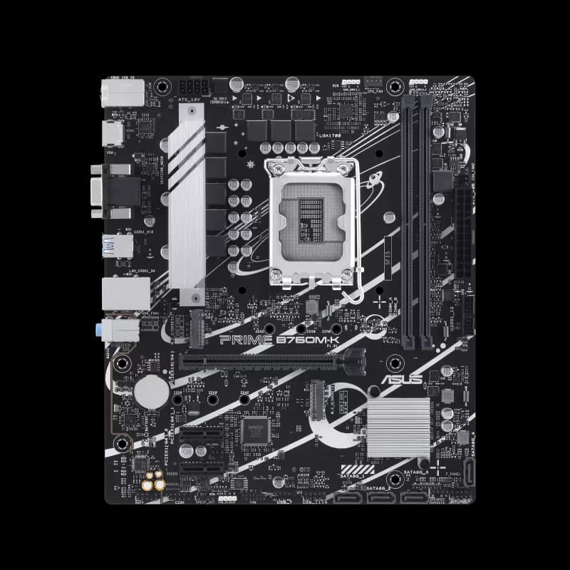ASUS Prime B760M-K DDR4 LGA 1700 Micro-ATX Motherboard