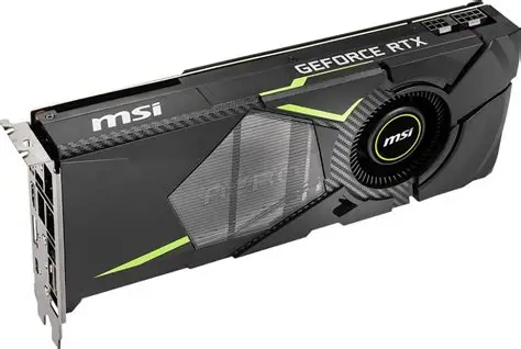 MSI Aero RTX 2070 8GB GDDR6 256BIT Graphics Card Used