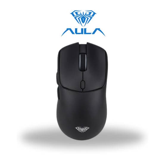 Aula wireless mouse 2in1 BT+2.4G Black Colour